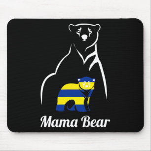 Tapis De Souris Sensibilisation au syndrome de Down Maman ours