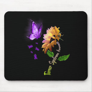 Tapis De Souris Sensibilisation au syndrome du tournesol papillon