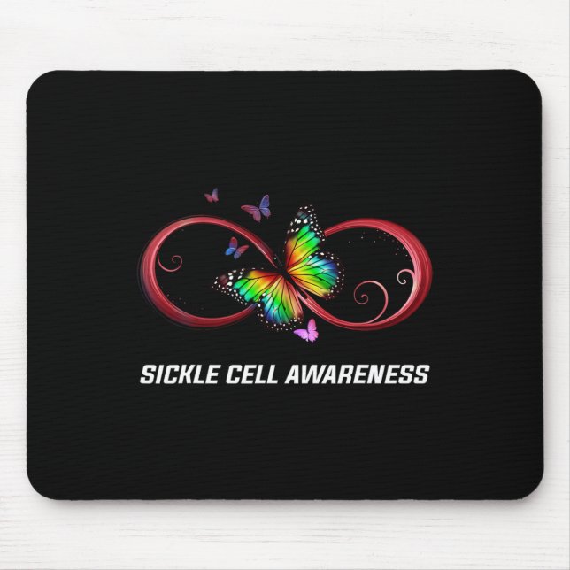 Tapis De Souris Sensibilisation aux cellules de faucille papillon  (Devant)