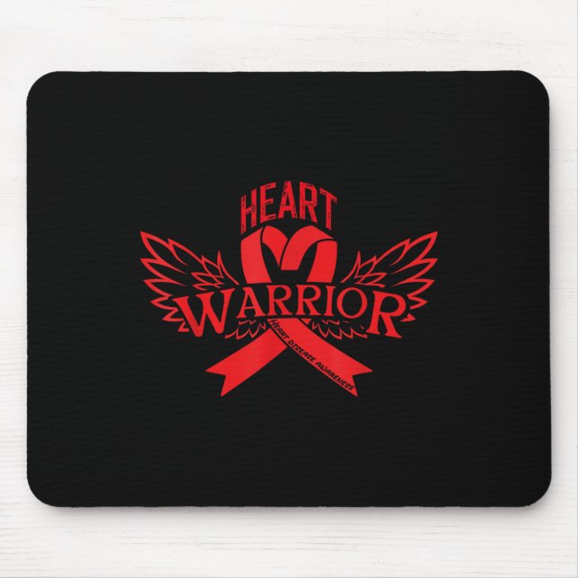 Tapis De Souris Sensibilisation aux maladies cardiaques (Devant)