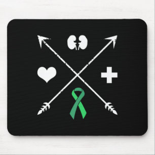 Tapis De Souris Sensibilisation aux transplantations Mois de la ma