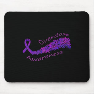 Tapis De Souris Sensibilisation Beurre-ruban violet Cadeau