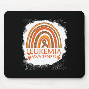 Tapis De Souris Sensibilisation Bleu arc-en-ciel Orange Ribbon Hom