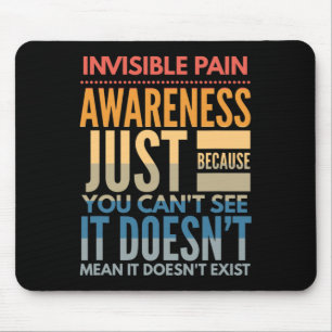 Tapis De Souris Sensibilisation Invisible à la douleur - Fibromyal
