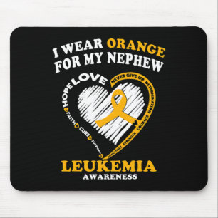 Tapis De Souris Sensibilisation - Je Porte De L'Orange Pour Mon Ne