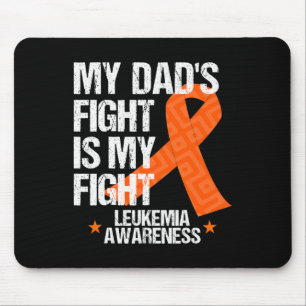 Tapis De Souris Sensibilisation Papa combat Orange Ribbon Idée cad