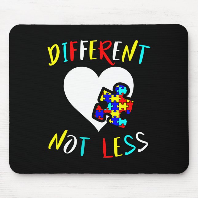 Tapis De Souris Sensibilisation sur l'autisme Design cadeau différ (Devant)