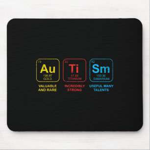 Tapis De Souris Sensibilisation sur l'autisme Femmes Hommes Enfant