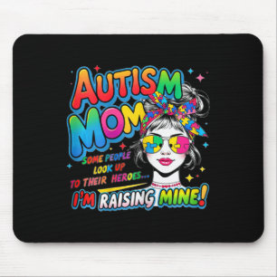 Tapis De Souris Sensibilisation sur l'autisme Maman Papa Parents