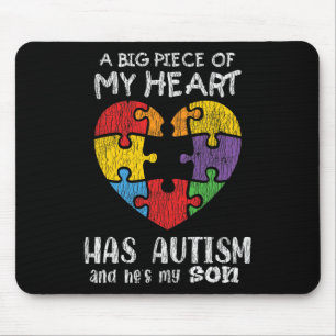 Tapis De Souris Sensibilisation sur l'autisme Maman Papa Parents A