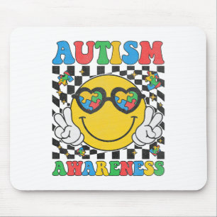 Tapis De Souris Sensibilisation sur l'autisme Puzzle Pièce Sourire
