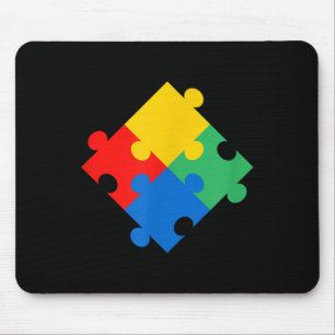 Tapis De Souris Sensibilisation sur l'autisme Puzzle Thérapeutique
