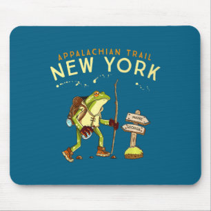 Tapis De Souris Sentier des Appalaches New York Randonnée Grenouil
