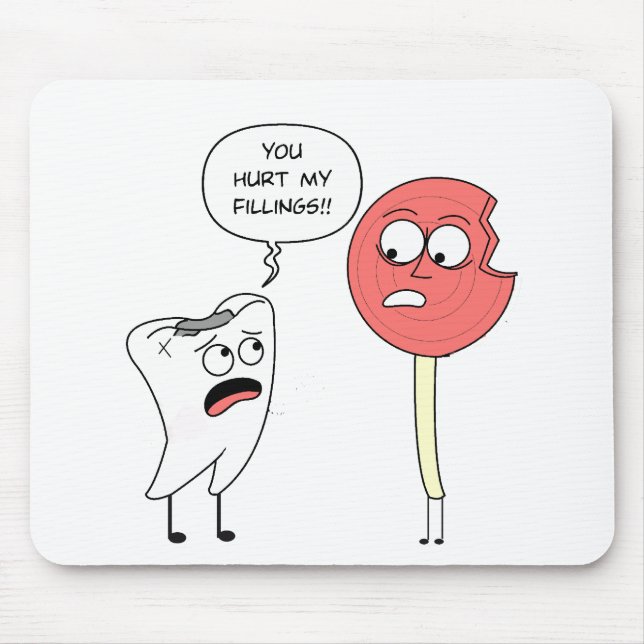 Tapis De Souris Sentiments blessés Mousepad (Devant)