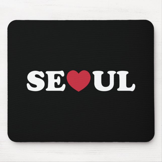 Tapis De Souris Séoul Love Heart (Devant)
