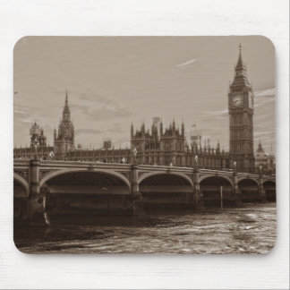 Tapis De Souris Sepia Big Ben Tower Palace de Westminster