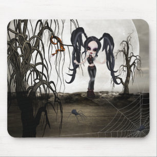 Tapis De Souris Sepia Goth Girl