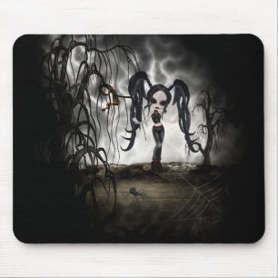 Tapis De Souris Sepia Goth Girl Vignette