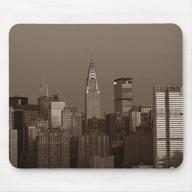 Tapis De Souris Sepia New York (Devant)