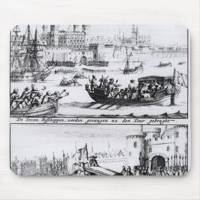 Tapis De Souris Sept évêques vont à la tour, 1688 (Devant)