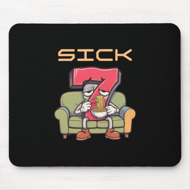Tapis De Souris Sept Malade 67 Mème Six Sept 1  (Devant)
