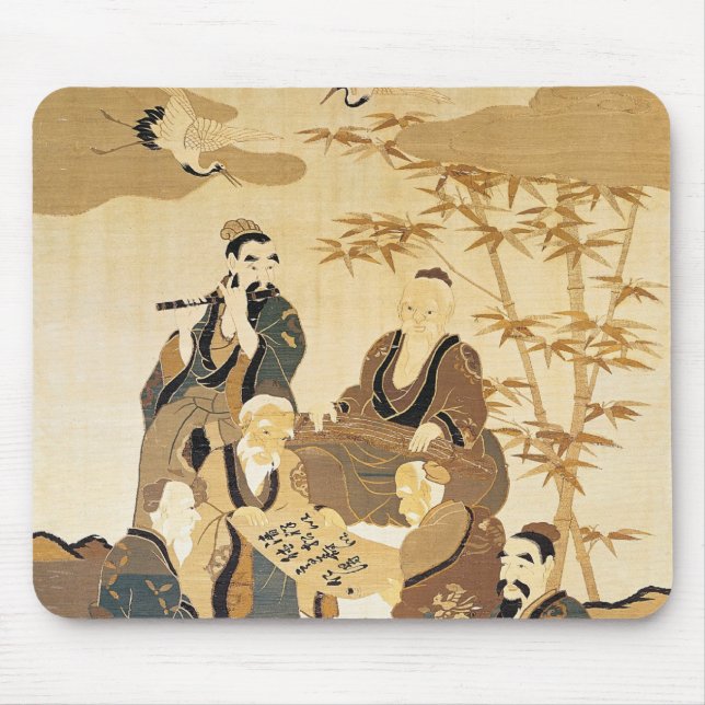 Tapis De Souris Sept sages dans la forêt en bambou (Devant)