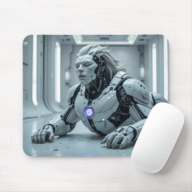 Tapis De Souris Serene Lion Android (Avec souris)