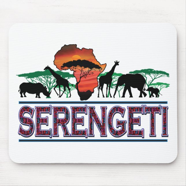 Tapis De Souris Serengeti (Devant)