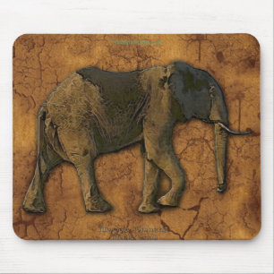 Tapis De Souris Série africaine des éléphants