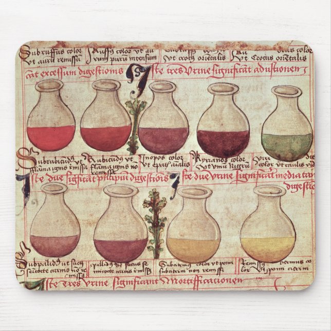 Tapis De Souris Série de cruches pour l'analyse d'urine (Devant)