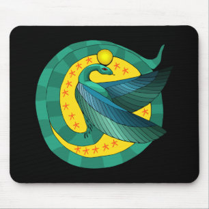 Tapis De Souris Serpent à ailes par Egyptien Mousepad