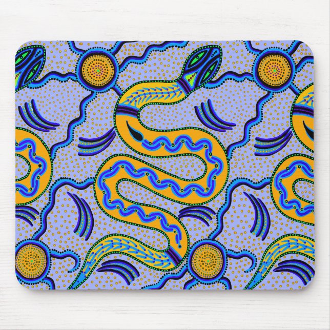 Tapis De Souris Serpent tribal (Devant)