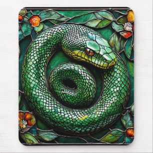 Tapis De Souris Serpent vert