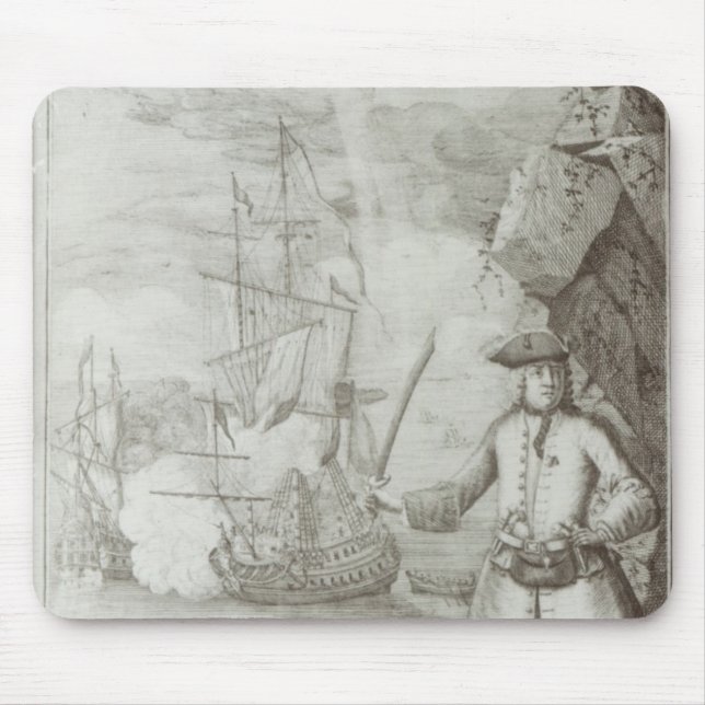 Tapis De Souris Serrage de capitaine Avery (Devant)