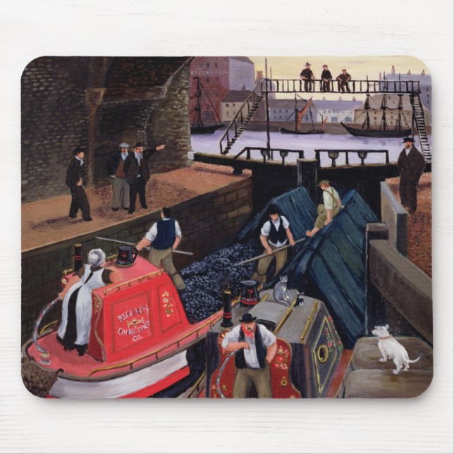 Tapis De Souris Serrure du canal du régent (Devant)