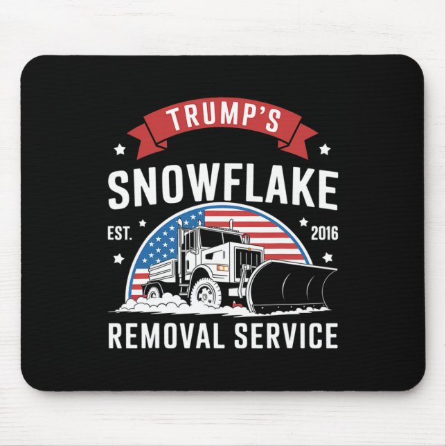 Tapis De Souris Service de déneigement de Trump Noël Version (Devant)