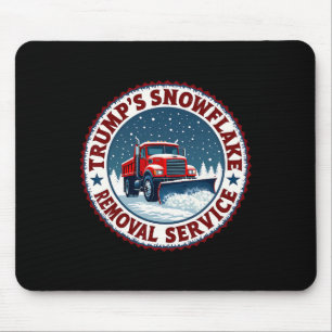 Tapis De Souris Service de déneigement des flocons de neige de Tru