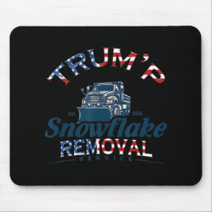 Tapis De Souris Service de retrait de flocon de neige de Trump Drô