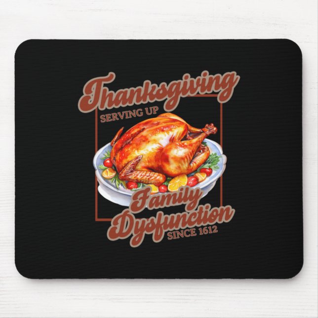 Tapis De Souris Service de Thanksgiving (Devant)