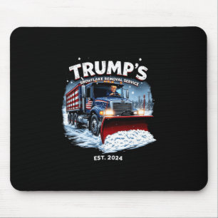 Tapis De Souris Service drôle de retrait de flocon de neige de la
