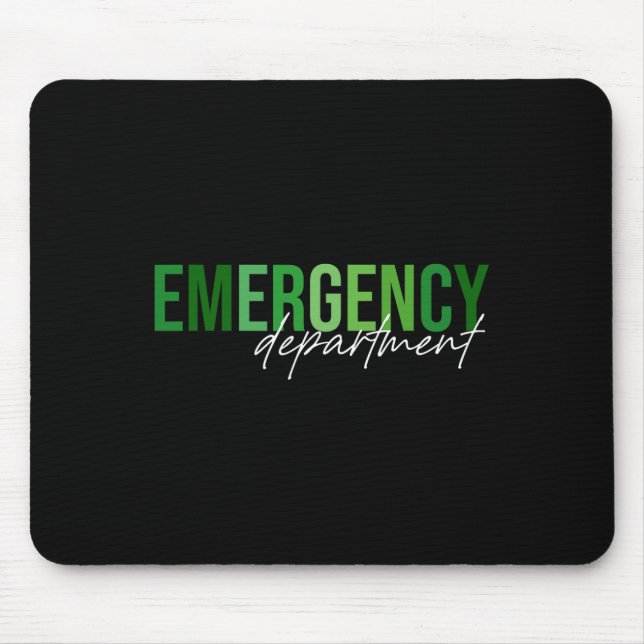Tapis De Souris Service d'urgence St Patricks Day Urgence (Devant)