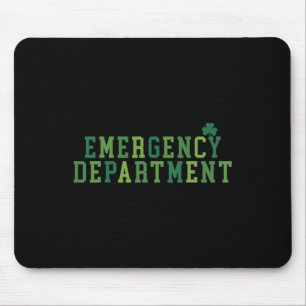Tapis De Souris Service d'urgence St Patricks Day Urgence