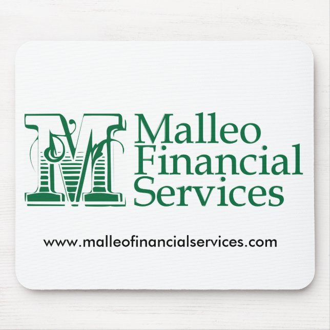 Tapis De Souris Services financiers de Malleo (Devant)