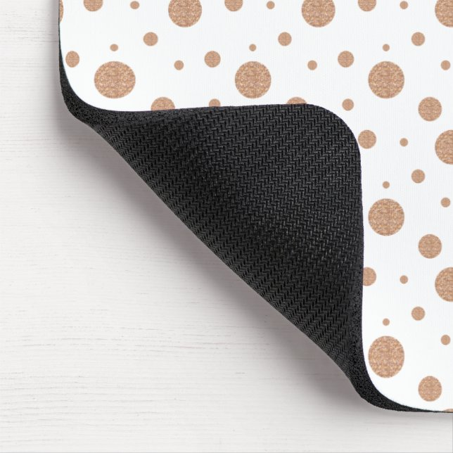 Tapis De Souris Serviettes pois en or (Coin)