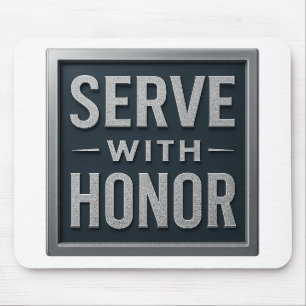 Tapis De Souris Servir Avec Honor™ LDS