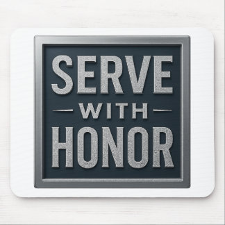 Tapis De Souris Servir Avec Honor™ LDS