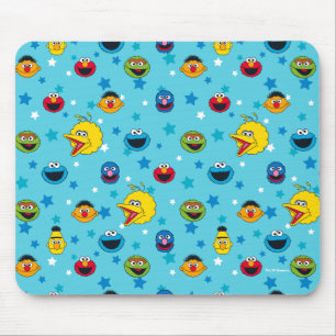 Tapis De Souris Sesame Street Motif en étoile des meilleurs amis