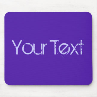 Tapis De Souris SEULEMENT COULEUR/violette + votre texte