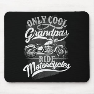 Tapis De Souris Seulement Les Grandpas Ride Moto Devis Pour Grand-