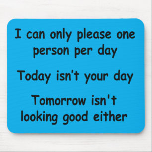 Tapis De Souris Seulement une personne